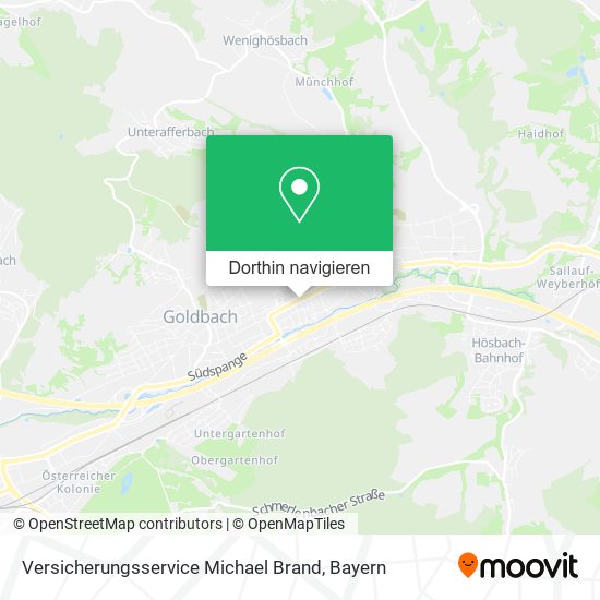 Versicherungsservice Michael Brand Karte
