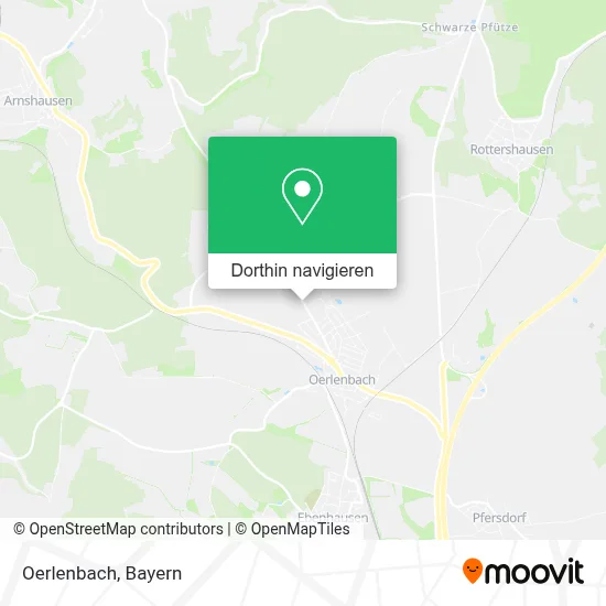 Oerlenbach Karte