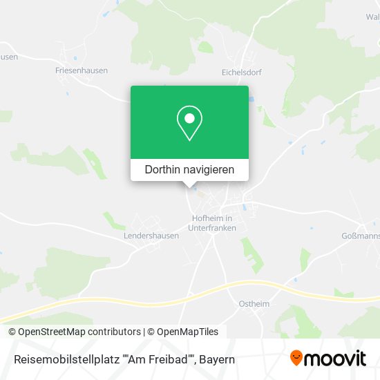 Reisemobilstellplatz ""Am Freibad"" Karte