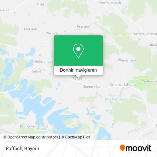 Raffach Karte