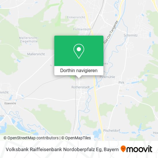 Volksbank Raiffeisenbank Nordoberpfalz Eg Karte