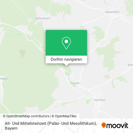 Alt- Und Mittelsteinzeit (Paläo- Und Mesolithikum) Karte