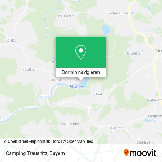 Camping Trausnitz Karte