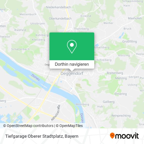 Tiefgarage Oberer Stadtplatz Karte