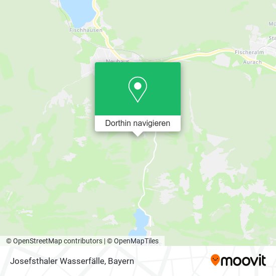 Josefsthaler Wasserfälle Karte