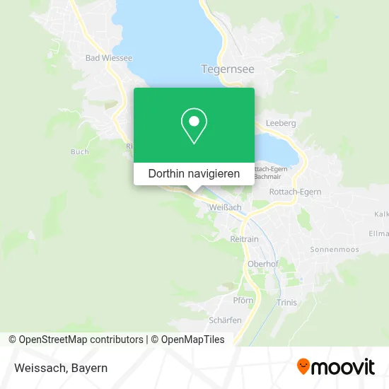 Weissach Karte