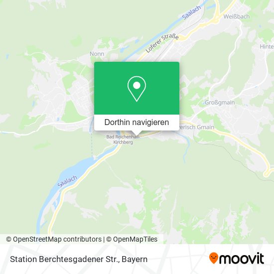 Station Berchtesgadener Str. Karte