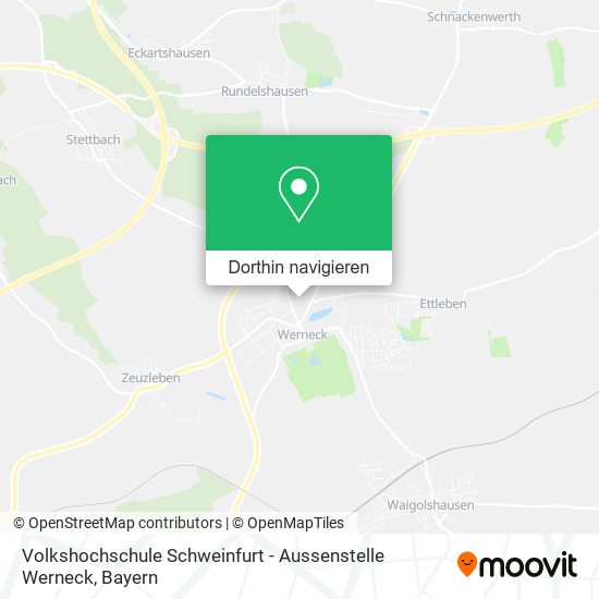 Volkshochschule Schweinfurt - Aussenstelle Werneck Karte