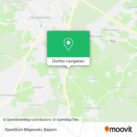 Spedition Majewski Karte