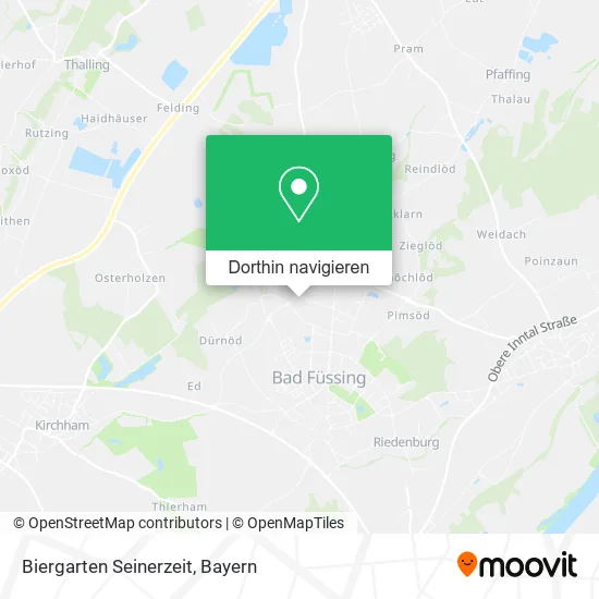Biergarten Seinerzeit Karte