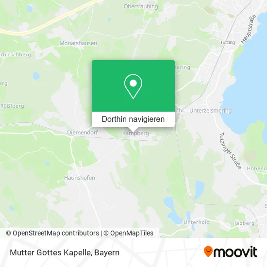 Mutter Gottes Kapelle Karte