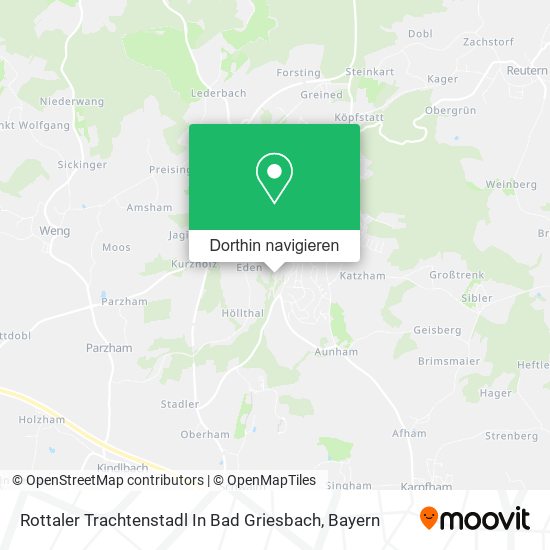 Rottaler Trachtenstadl In Bad Griesbach Karte