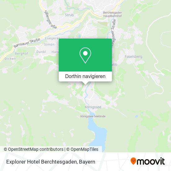 Explorer Hotel Berchtesgaden Karte