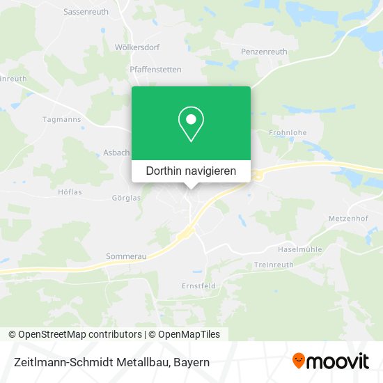 Zeitlmann-Schmidt Metallbau Karte