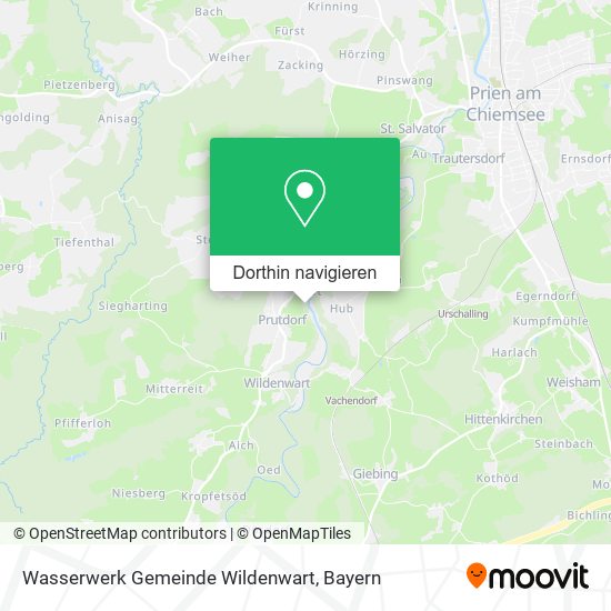 Wasserwerk Gemeinde Wildenwart Karte