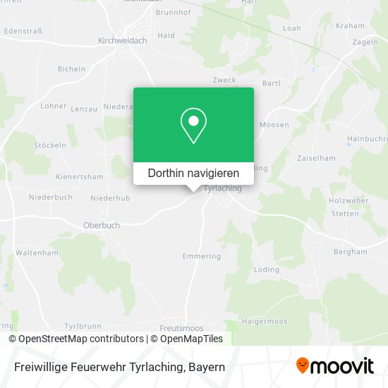 Freiwillige Feuerwehr Tyrlaching Karte