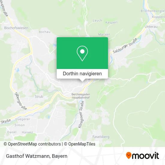 Gasthof Watzmann Karte