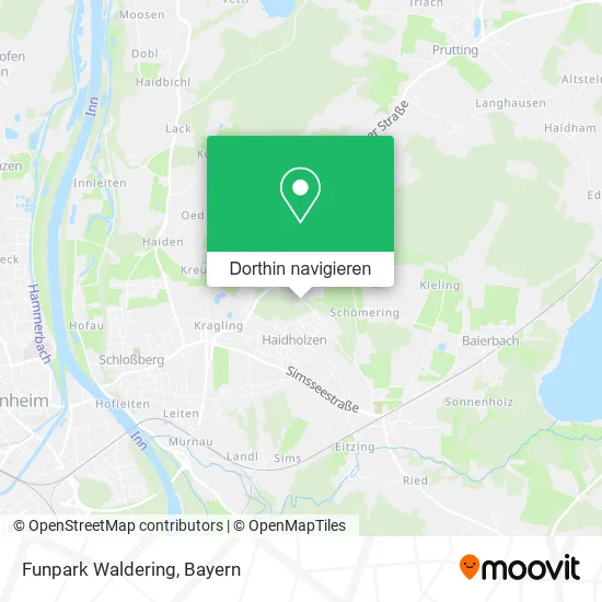 Funpark Waldering Karte