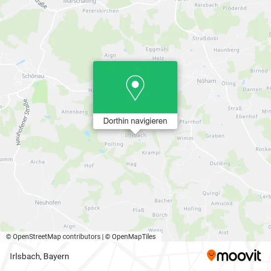 Irlsbach Karte