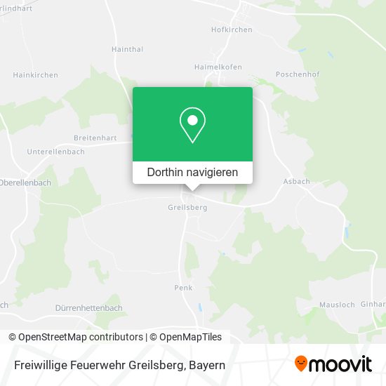Freiwillige Feuerwehr Greilsberg Karte