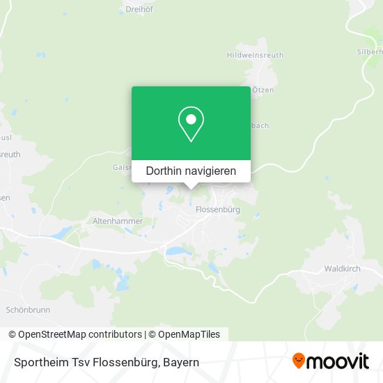 Sportheim Tsv Flossenbürg Karte