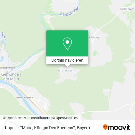 Kapelle ""Maria, Königin Des Friedens"" Karte
