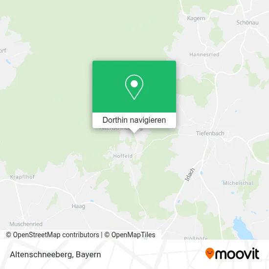 Altenschneeberg Karte