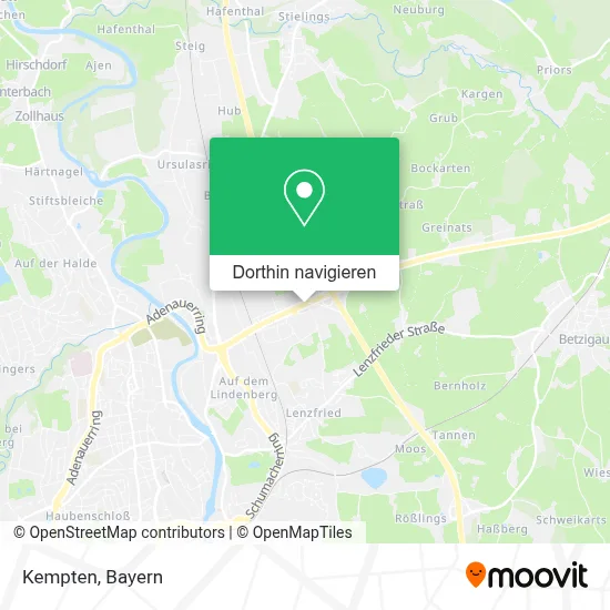 Kempten Karte