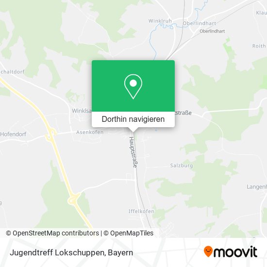 Jugendtreff Lokschuppen Karte