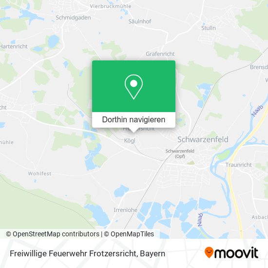 Freiwillige Feuerwehr Frotzersricht Karte
