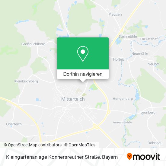 Kleingartenanlage Konnersreuther Straße Karte