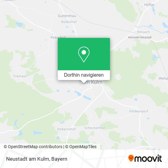 Neustadt am Kulm Karte