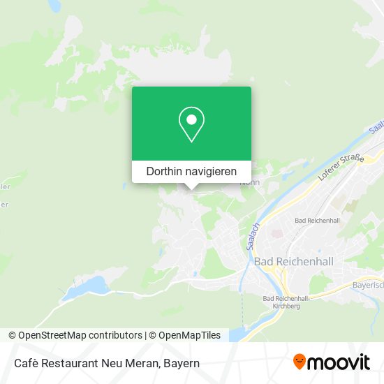 Cafè Restaurant Neu Meran Karte