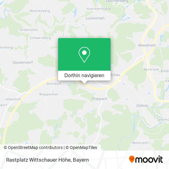Rastplatz Wittschauer Höhe Karte