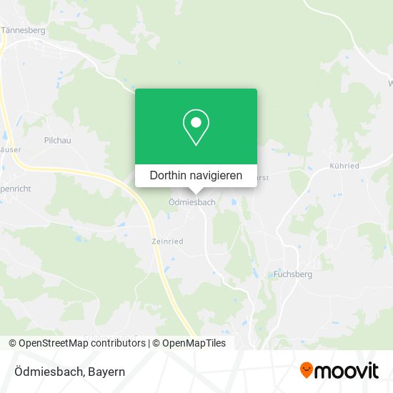 Ödmiesbach Karte