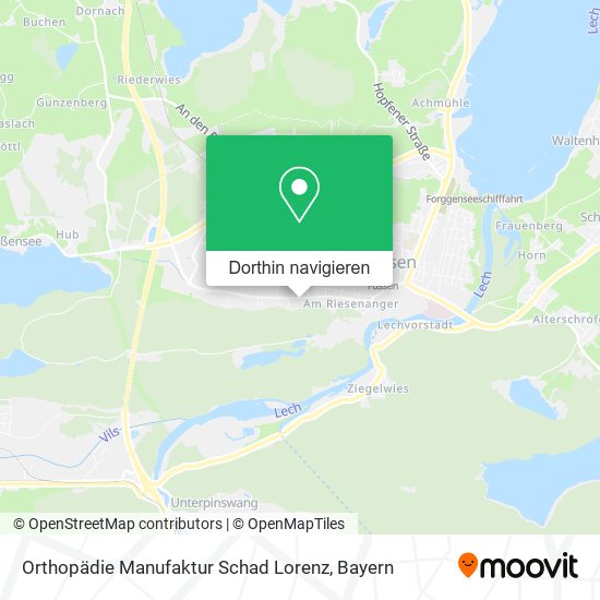 Orthopädie Manufaktur Schad Lorenz Karte