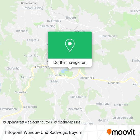 Infopoint Wander- Und Radwege Karte