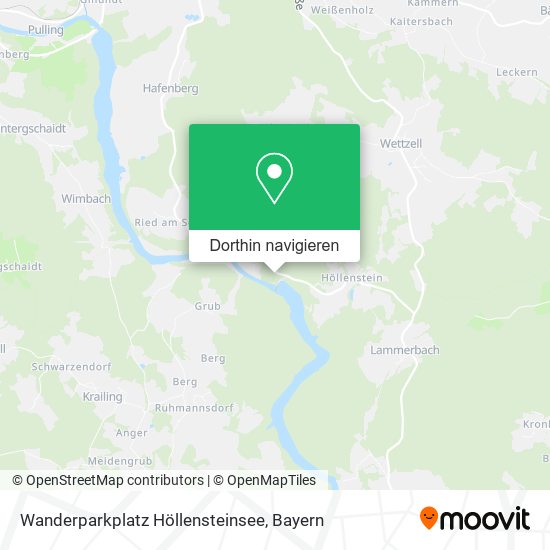 Wanderparkplatz Höllensteinsee Karte