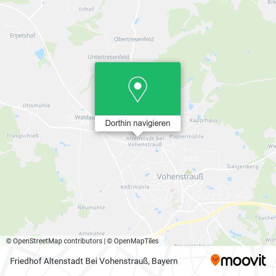 Friedhof Altenstadt Bei Vohenstrauß Karte