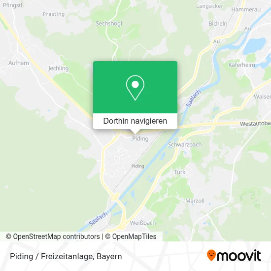 Piding / Freizeitanlage Karte