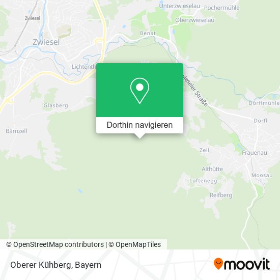 Oberer Kühberg Karte