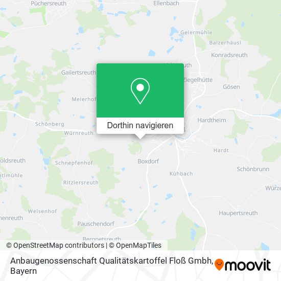 Anbaugenossenschaft Qualitätskartoffel Floß Gmbh Karte