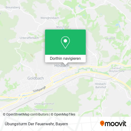 Übungsturm Der Feuerwehr Karte