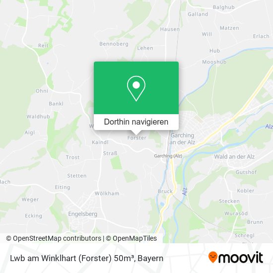 Lwb am Winklhart (Forster) 50m³ Karte