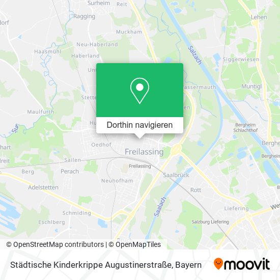 Städtische Kinderkrippe Augustinerstraße Karte