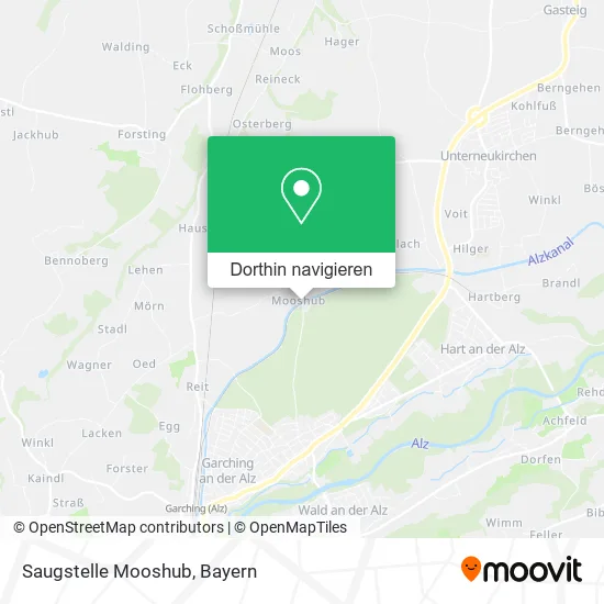 Saugstelle Mooshub Karte