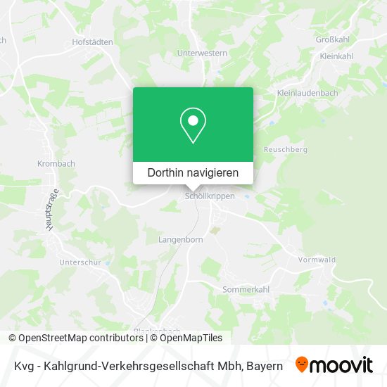 Kvg - Kahlgrund-Verkehrsgesellschaft Mbh Karte