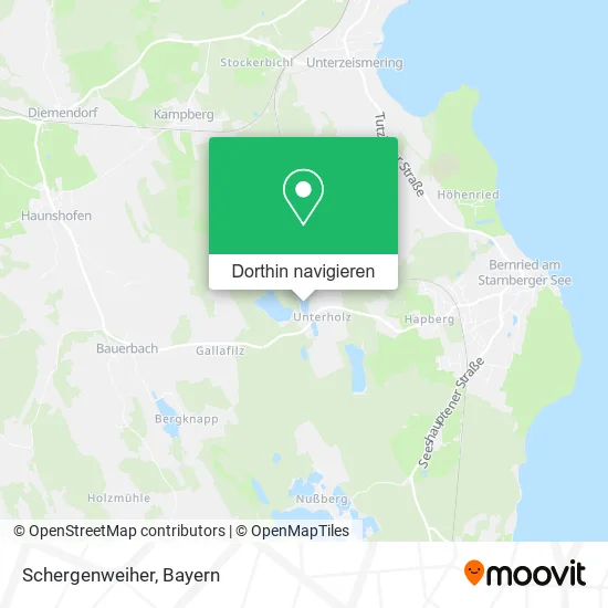 Schergenweiher Karte