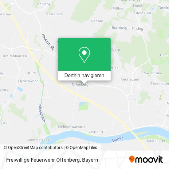 Freiwillige Feuerwehr Offenberg Karte