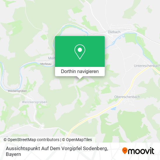 Aussichtspunkt Auf Dem Vorgipfel Sodenberg Karte